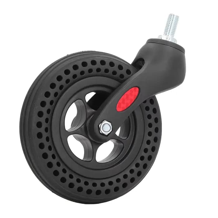 Roue de fauteuil roulant de remplacement en caoutchouc PVC