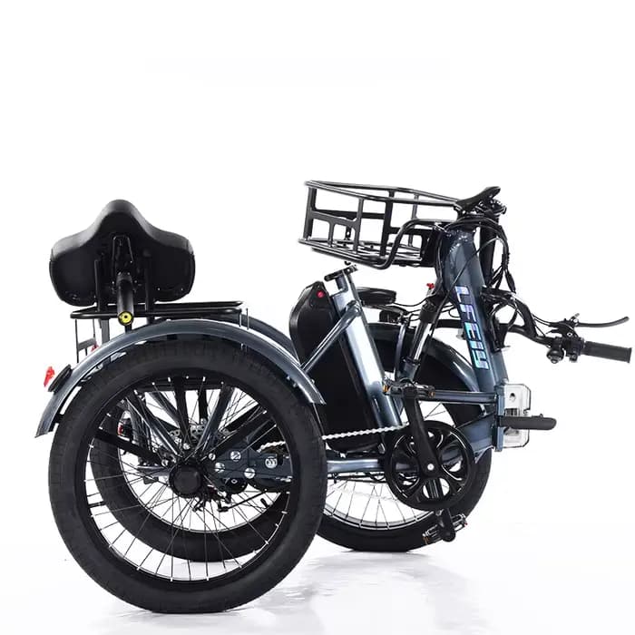 Tricycle électrique pliant pour adultes âgés