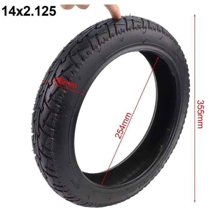 Pneu de Scooter électrique de 14 pouces 14x2.125(57-254)