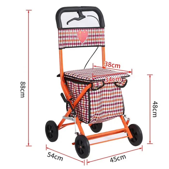 Déambulateur pliable pour seniors