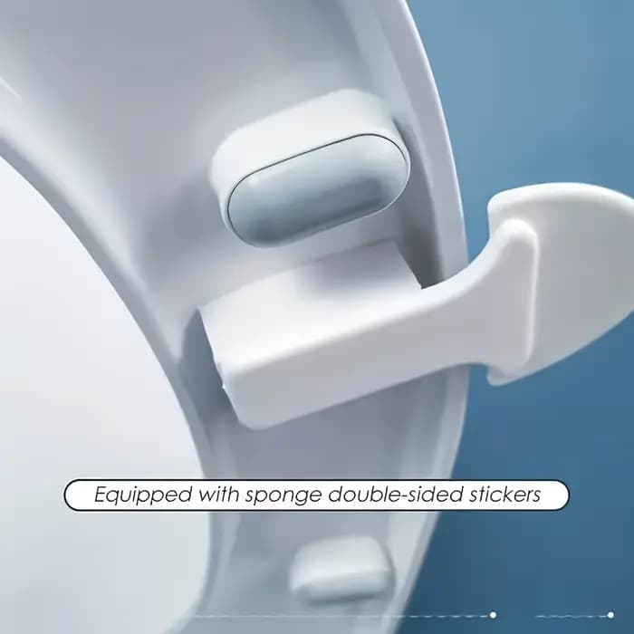 Poignée de siège de toilette pratique pour une utilisation dans la salle de bain