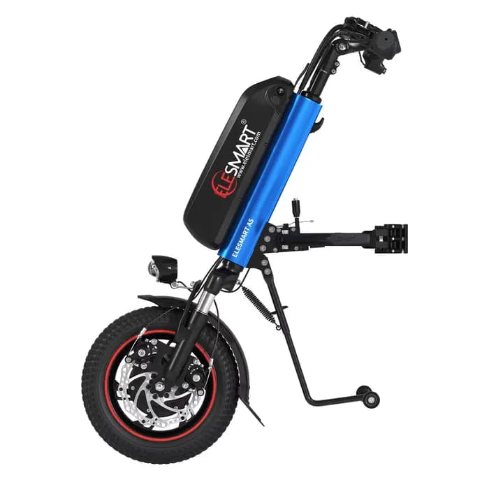 Elesmart A5 fauteuil roulant électrique Handcycle 36V 250W/350W/500W 12 pouces Kits de Conversion tracteur avec batterie au Lithium 36V