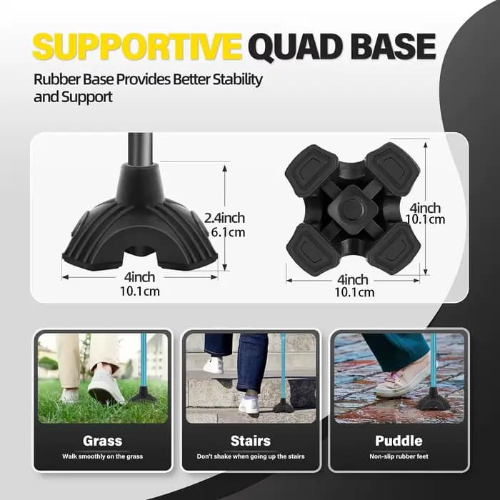 Canne de marche pliable pour hommes et femmes