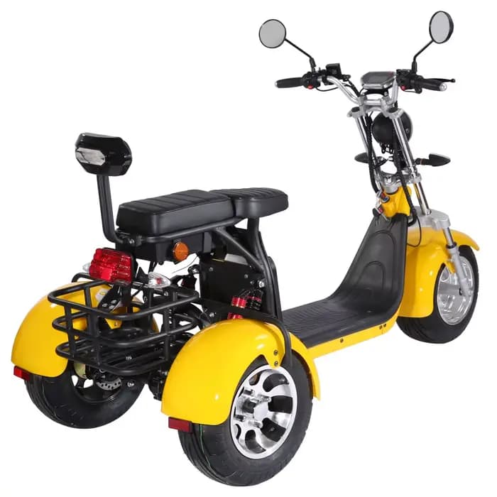 Nouvelle vente chaude 2000W60V20AH cee voiture électrique moto à trois roues adultes déplacements sièges confortables