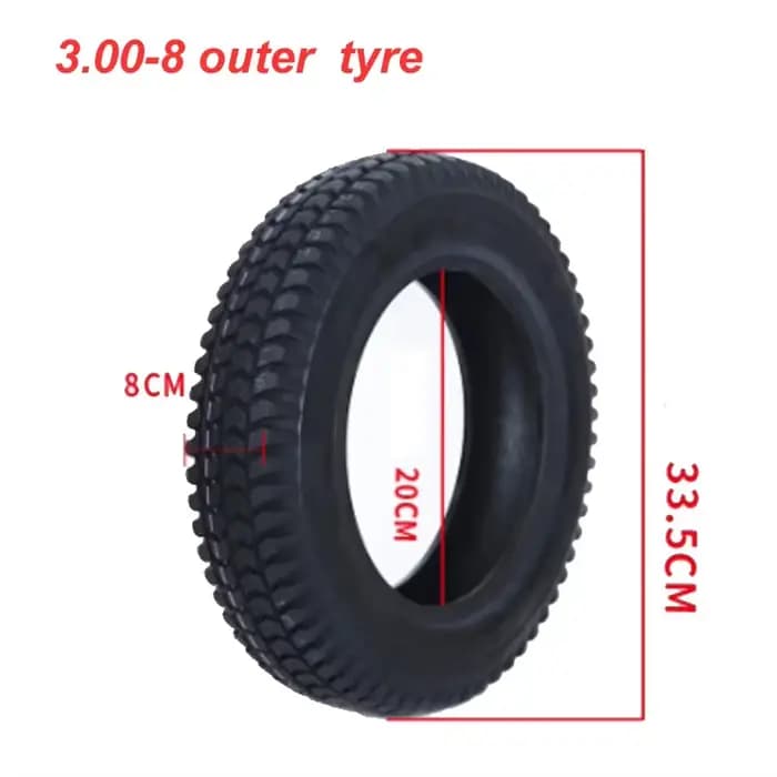 Tube de Pneu Extérieur pour Scooter