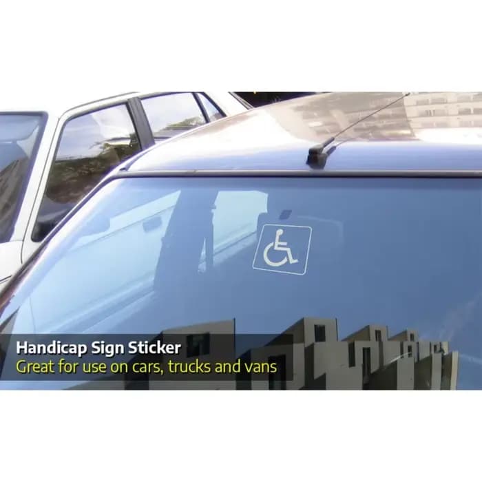 Autocollant signe accessible aux handicapés/fauteuils roulants handicapés