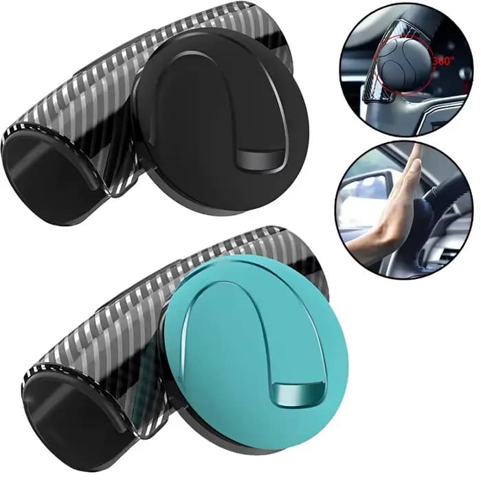 Bouton rotatif de volant à une main