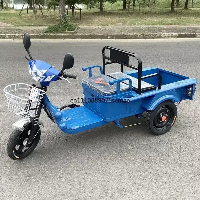 Tricycle électrique, nouvelle voiture à batterie pour usage domestique