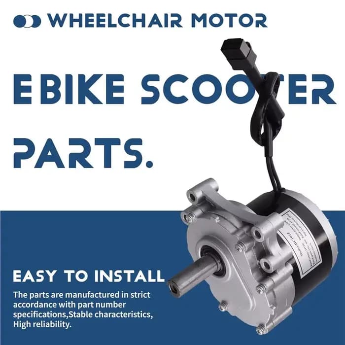 Moteur de réduction pour fauteuil roulant électrique 2x24V 250W