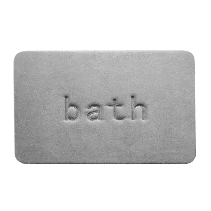 Tapis de bain Simple, couleur unie, rebond Super doux, absorbant l'eau, séchage rapide, pour salle de bain, paillasson de salle de douche