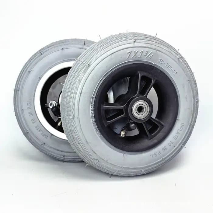 Ensemble de roue avant de 7 pouces conçu pour les scooters électriques pour fauteuils roulants