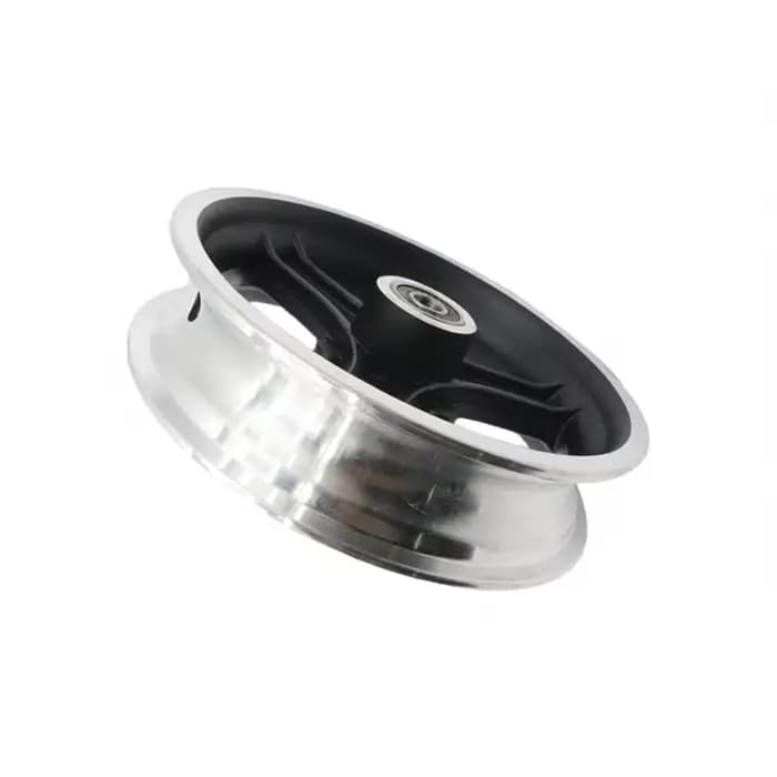 Trottinette électrique de 10 pouces avec jantes avant et mécanisme de frein à disque à six trous, durable