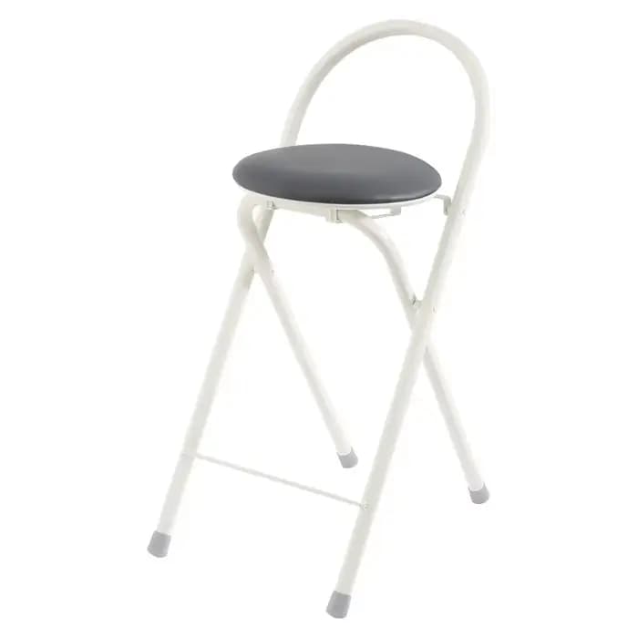 Repose-pieds haut de bar pliable, chaise de comptoir de café moderne, tabouret à dossier périphérique pour cuisine, jardin intérieur, 73 restaurant
