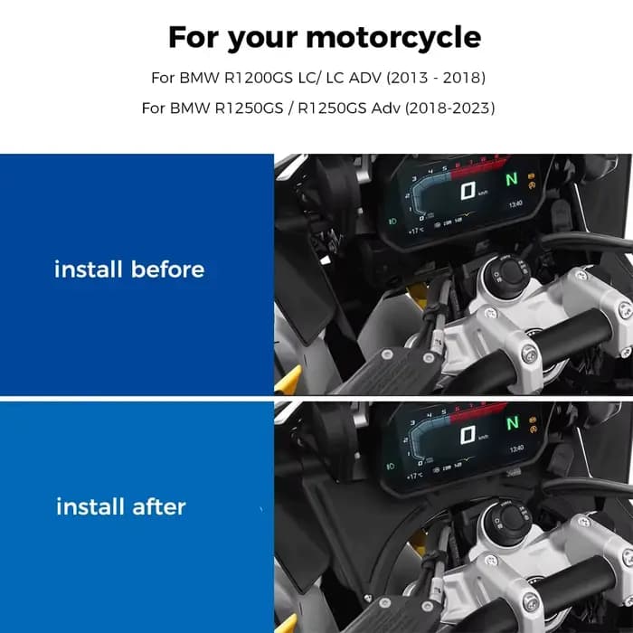 Carénage de Cockpit de moto pour BMW R1200GS R1250GS LC ADV Adventure R 1250 GS R 1200GS LC R1250 GS déflecteur de courant ascendant 2013 – 2023