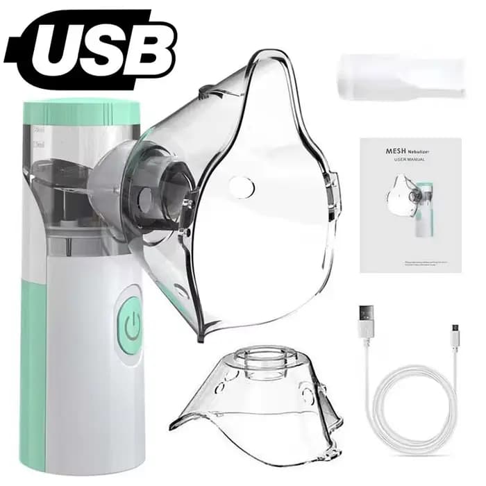 Nébuliseur médical silencieux en maille