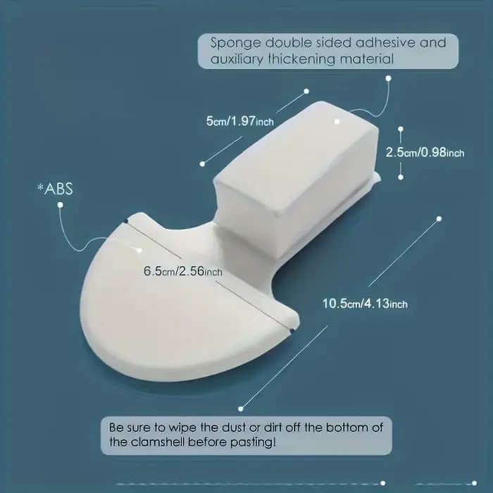 Poignée de siège de toilette pratique pour une utilisation dans la salle de bain