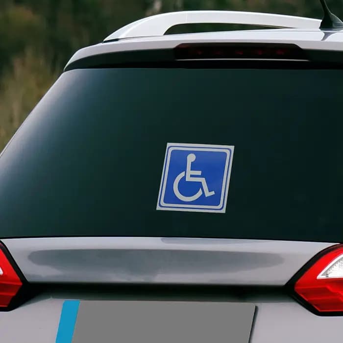 Autocollants symbole pour fauteuil roulant