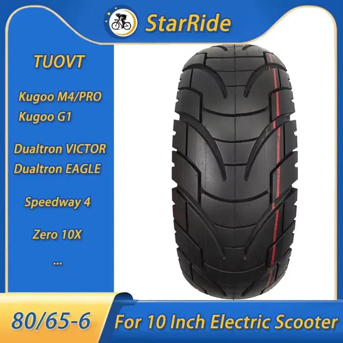 Pneu de Scooter électrique de 10 pouces 80/65 – 6
