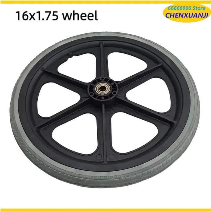 Roues arrière de fauteuil roulant de 16 pouces 16x1.75