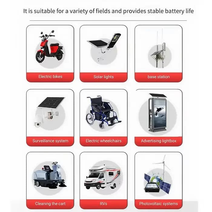 Batterie de moto 12.8V 7Ah 9Ah LiFePO4
