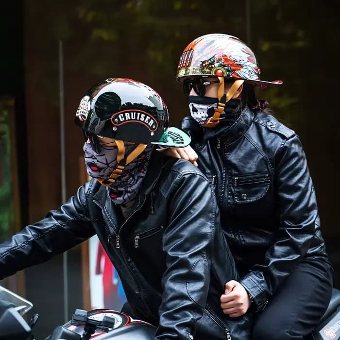 Casquette de Baseball rétro V demi-Scooter, casque de sécurité pour moto Harley, cyclisme électrique Vintage, moto classique à la mode