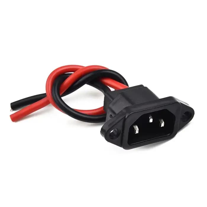 Port de chargeur de batterie de Scooter électrique avec connecteur de prise à 3 broches