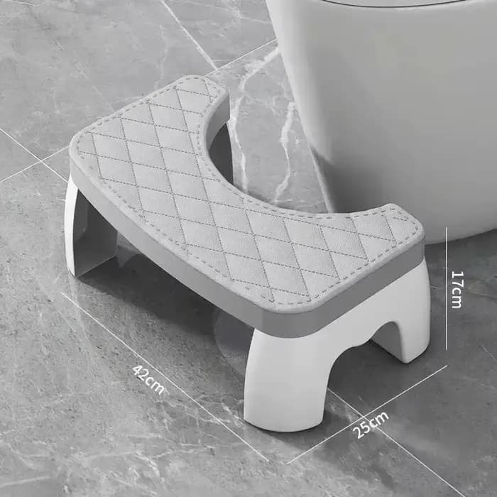 Repose-pieds de toilette ergonomique confortable