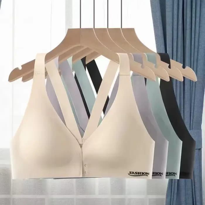 Soutien-gorge grande taille avec boucle avant, sous-vêtements réglables, Sexy, beau dos, seins froncés confortables, soutien-gorge de sport respirant