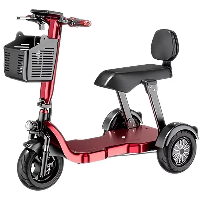 Scooter de mobilité pliant léger pour personnes âgées longue portée 40KM 1000W 48V petit Parent enfant adulte Tricycle électrique 3 roues