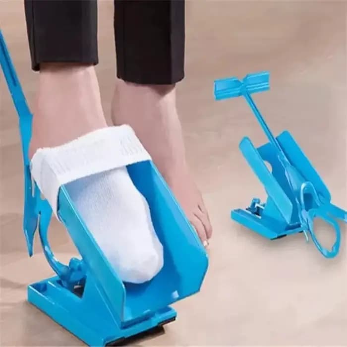 Aide à la mise de chaussettes flexible