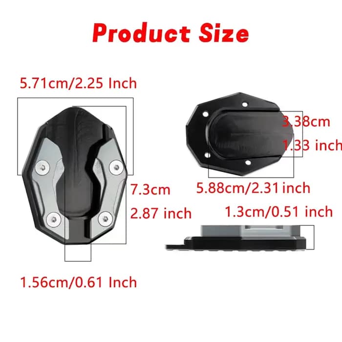 Support latéral de scooter CNC, coussin d'agrandisseur, accessoires pour Yamaha Xmax 125, 250, 300, 400, Xmax250, Xmax300, 2015-2022, 2023