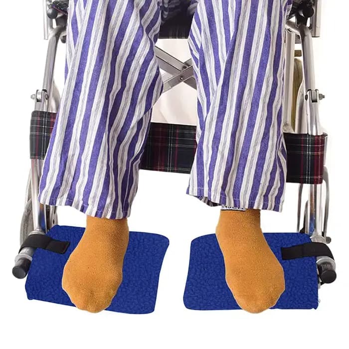 Coussinets de repose-pieds pour fauteuil roulant