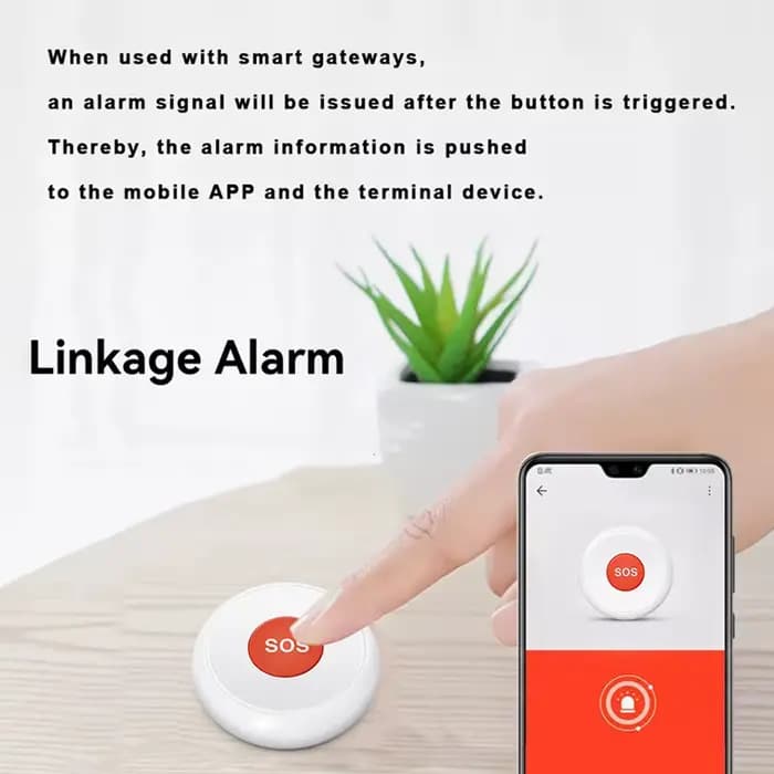 Tuya ZigBee SOS bouton d'urgence enfants âgés alarme aide