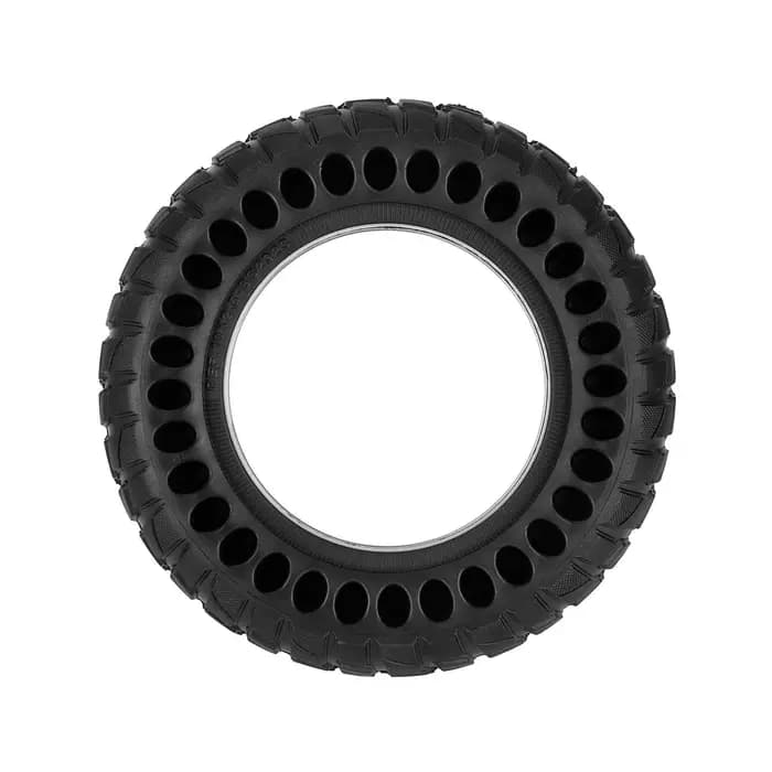Pneu plein alvéolé anti-crevaison 10x2.50 de 10 pouces pour trottinette électrique universelle sans pneumatique