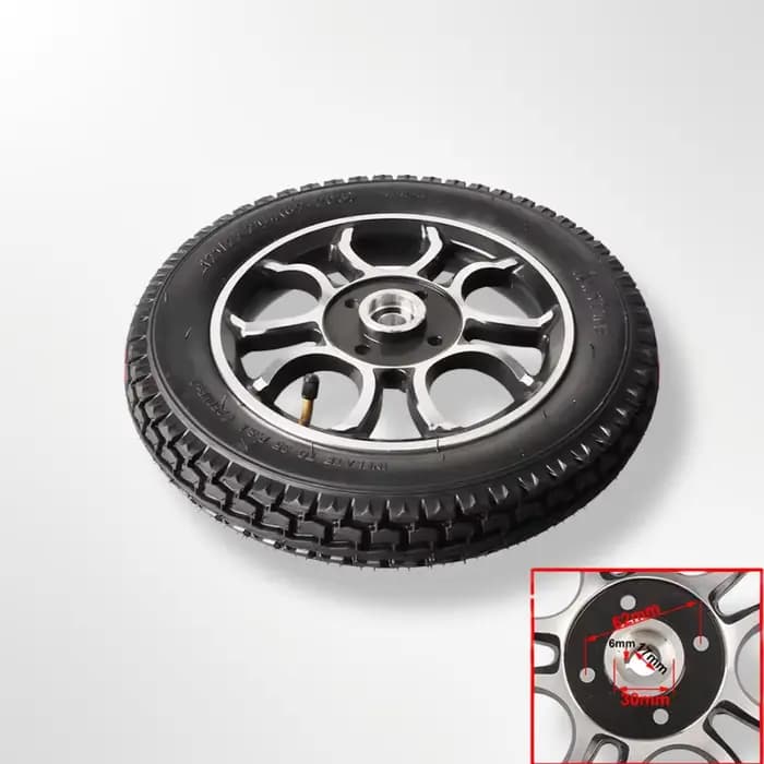 Kit de pneus pour fauteuil roulant électrique de 12 pouces