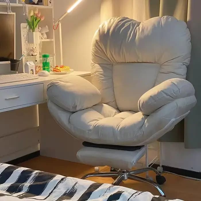 Chaise de jeu princesse pour filles, avec coussin en Latex, pour bureau, maison, chambre à coucher, bureau, Streaming