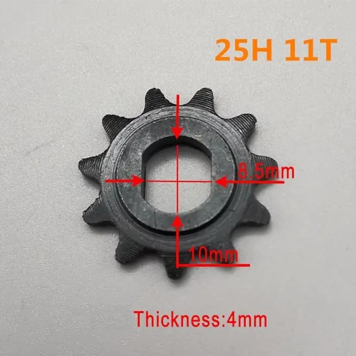 Pignon pour Scooter électrique 9T 11T 13T 25H