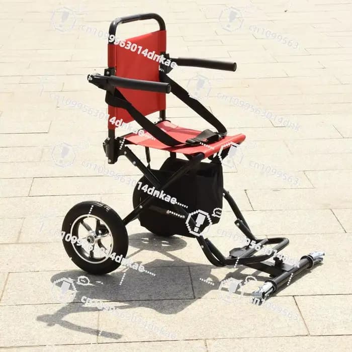 Remorque arrière pour fauteuil roulant électrique
