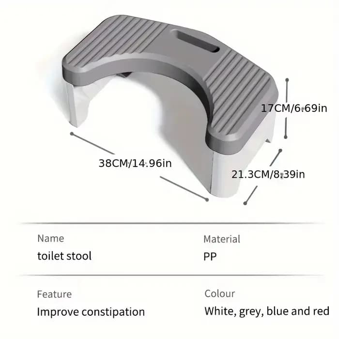 1 tabouret de toilette pour salle de bain