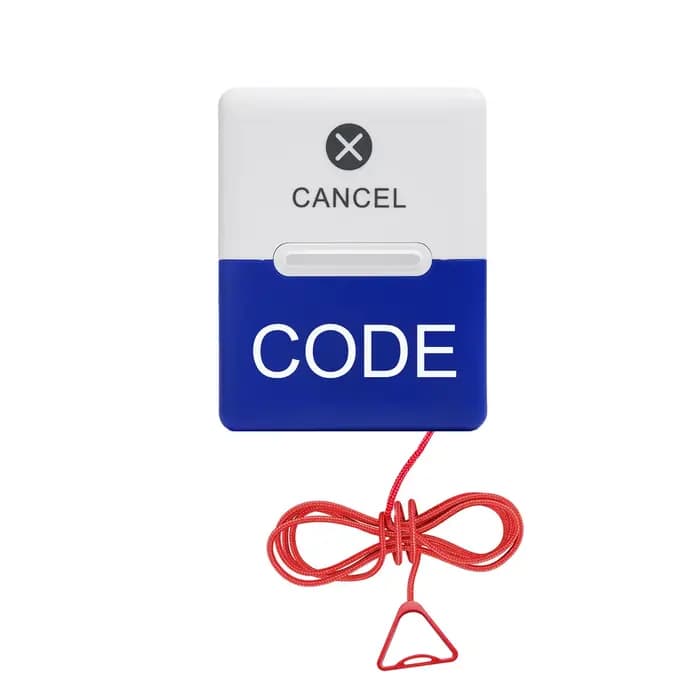 Ycall Infirmière SOS Bouton d'appel Système de CODE Wards d'hôpital Toilettes Dispositif de téléavertisseur d'urgence sans fil pour patients handicapés (Bell uniquement)