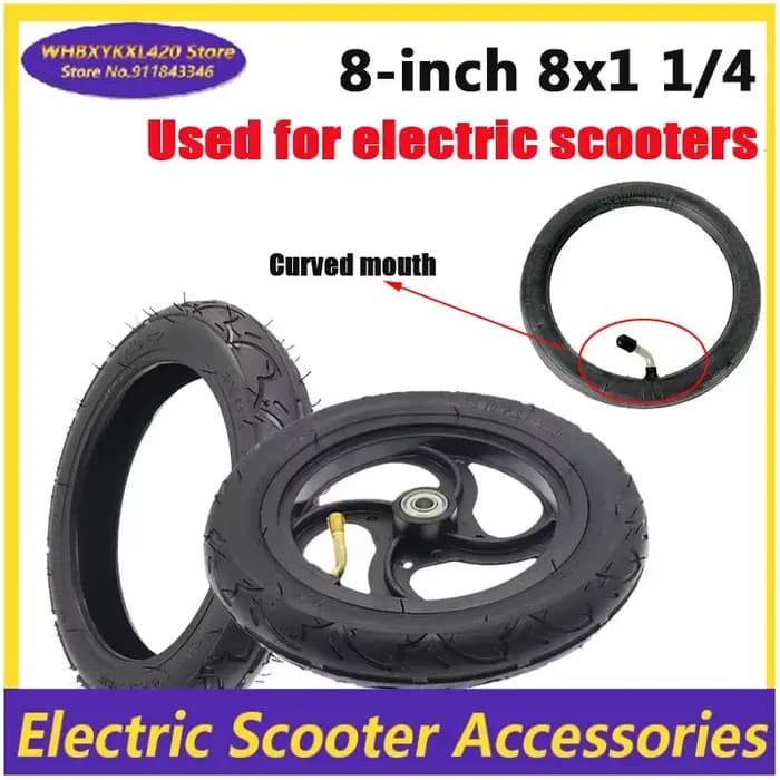 Pneu 8x1 1/4 pour fauteuil roulant de Scooter électrique e-tow