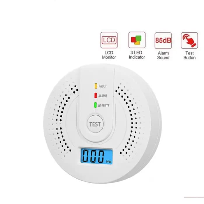 Capteur d'alarme CO indépendant