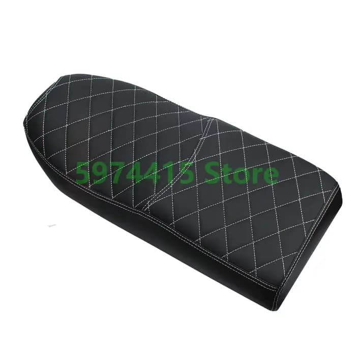 Grand siège plat souple à double coussin pour scooter électrique Citycoco