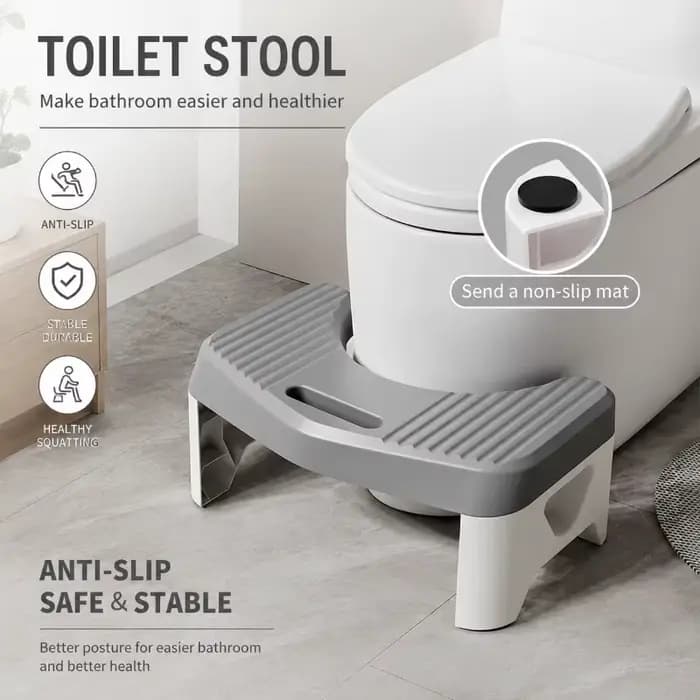 Tabouret de toilette antidérapant