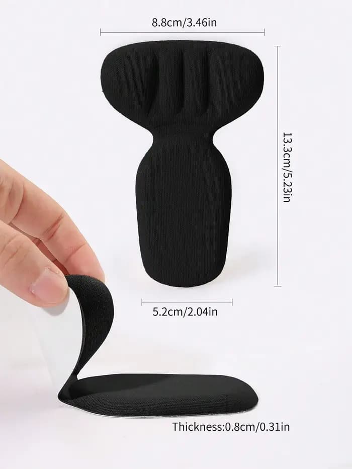 5 paires de coussinets de talon, inserts de chaussures élastiques, grands coussinets de talon pour chaussures, inserts pour hommes et femmes, améliorent l'ajustement et le confort des chaussures, empê