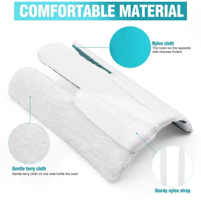 Aide à la mise et au retrait de chaussettes sans se pencher