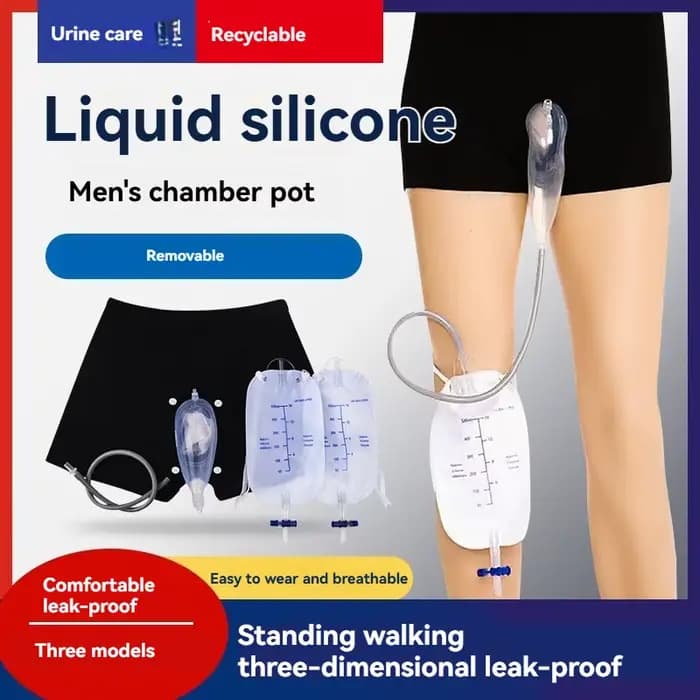 Récepteur urinaire réutilisable pour hommes