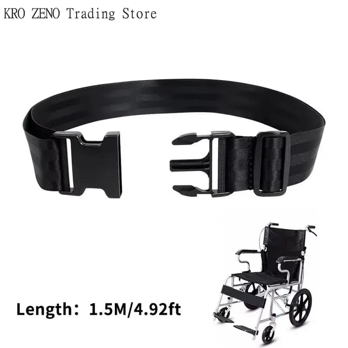 Ceinture de sécurité réglable à dégagement rapide pour fauteuil roulant