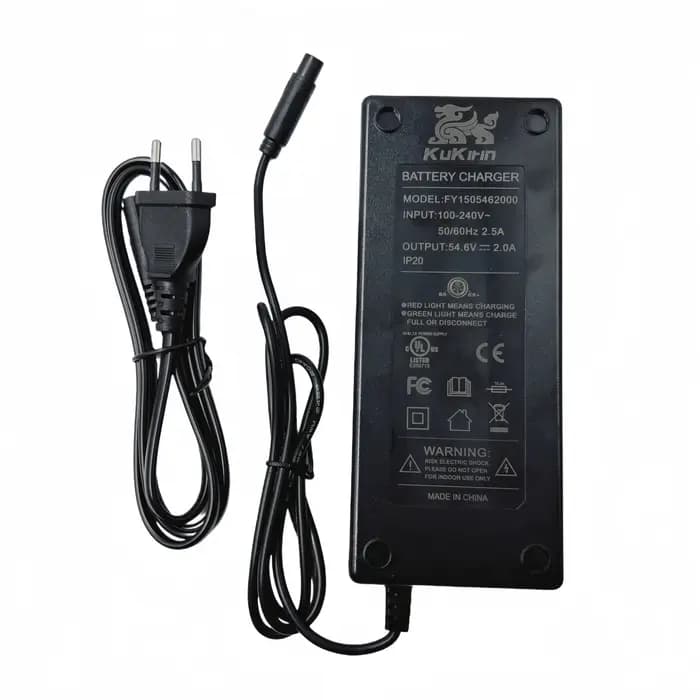 Chargeur au Lithium d'origine 54.6V 2.0a pour Scooter électrique Kukirin M4 Max Kugookirin M4max