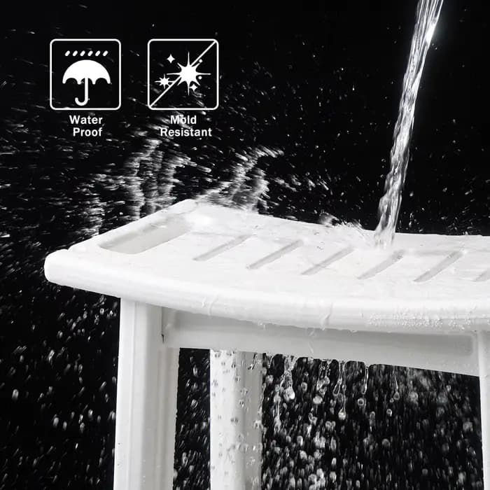 Bancs de douche HDPS, chaise de douche durable